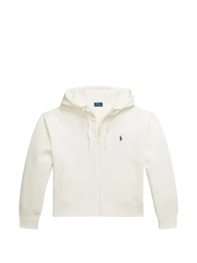 Polo Ralph Lauren Zip-fastening Hoodie In White