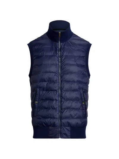 Polo Ralph Lauren Zip-fastening Quilted Gilet In Black