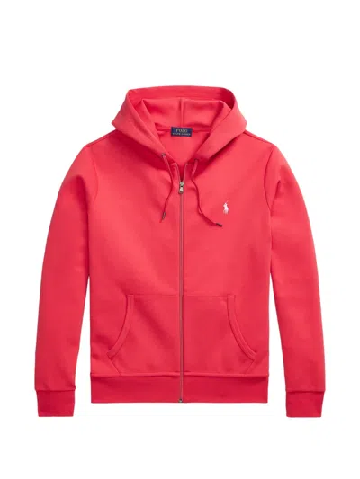 Polo Ralph Lauren Zip-fastening Sweatshirt In Red