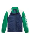 Polo Ralph Lauren Zip-front Jacket In Blue