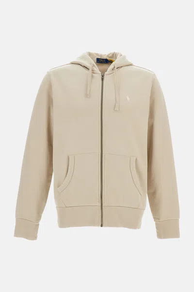 Polo Ralph Lauren Zip Hoodie In Neutral