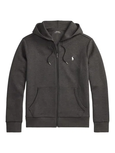 Polo Ralph Lauren Zip Hoodie Sweater In Gray