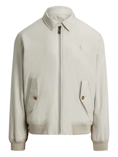 Polo Ralph Lauren Zip Lw Jacket In Gray