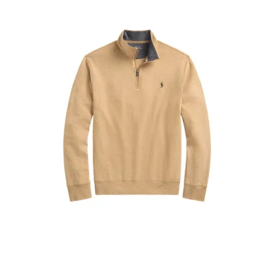 Polo Ralph Lauren Zip-neck Sweatshirt In Neutral