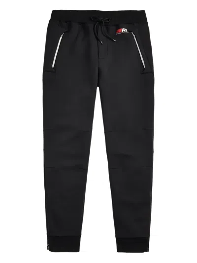 Polo Ralph Lauren Zip-pocket Jogger Trousers In Black