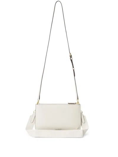 Polo Ralph Lauren Zip Satchel Shoulder Bag In White