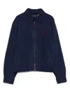 Polo Ralph Lauren Zip-up Cotton Jacket In Blue