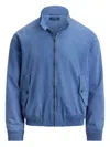 Polo Ralph Lauren Zip-up Cotton Jacket In Blue