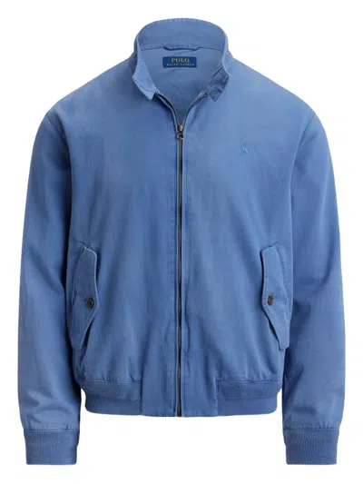Polo Ralph Lauren Zip-up Cotton Jacket In Blue