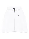 Polo Ralph Lauren Zip-up Fleece Hoodie In White