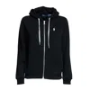 Polo Ralph Lauren Zip-up Hoodie In Black