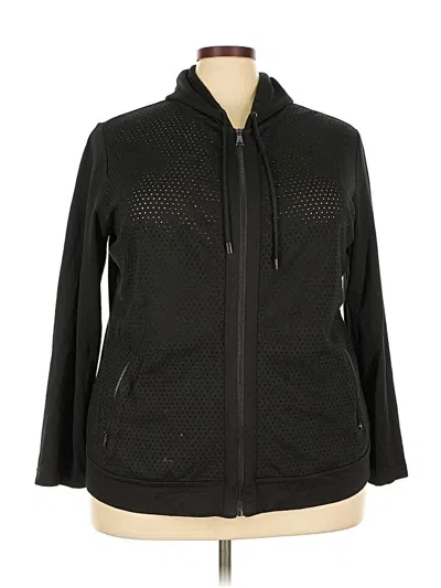 Pre-owned Polo Ralph Lauren Zip Up Hoodie In Black