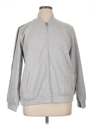 Pre-owned Polo Ralph Lauren Zip Up Hoodie In Gray