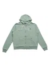 Polo Ralph Lauren Zip-up Hoodie In Green