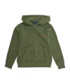 Polo Ralph Lauren Kids Hoodie In Green