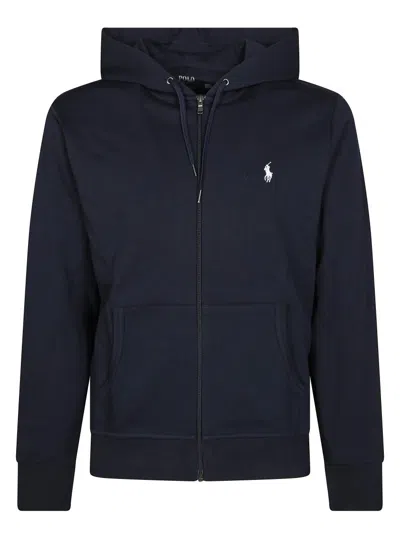 POLO RALPH LAUREN ZIP-UP HOODIE WITH DRAWSTRING HOOD