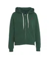 Polo Ralph Lauren Hooded Cotton Blend Sweatshirt Featuring Pockets In Green