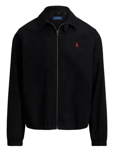 Polo Ralph Lauren Zip-up Jacket In Black