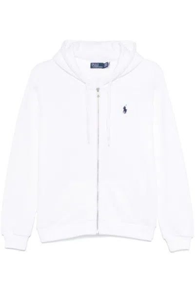 Polo Ralph Lauren Zip-up Sweatshirt With Cozy Hood