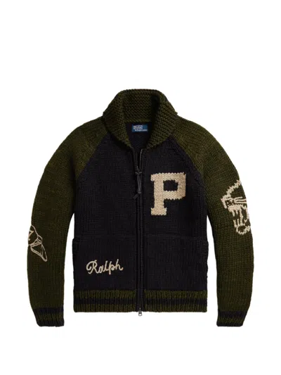 Polo Ralph Lauren Zipped Cardigan In Black