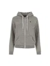 Polo Ralph Lauren Cotton Hoodie In Gray