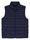 Polo Ralph Lauren Zipped Waistcoat In Blue
