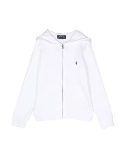 Polo Ralph Lauren Classic Mini Zipper Hoodie In White