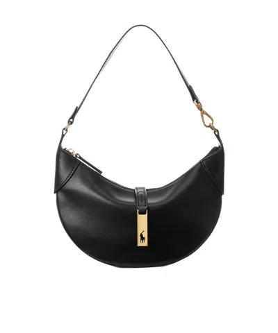Polo Ralph Lauren Zipper Mini Shoulder Bag In Blue