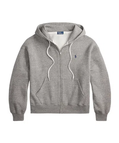 Polo Ralph Lauren Zipper Sweatshirt In Gray