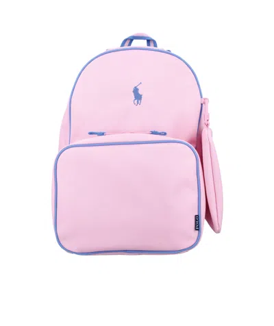 Polo Ralph Lauren Kids' Zippered Backpack In Pink