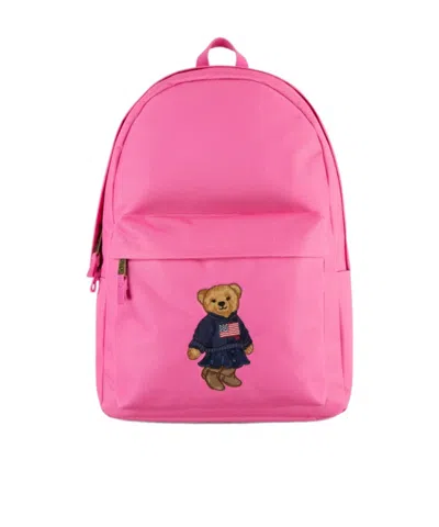 Polo Ralph Lauren Zippered Backpack In Pink
