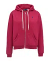 Polo Ralph Lauren Hoodie Logo Embroidered Front Pockets In Red
