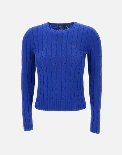 Polo Ralph Lauren Classic Pima Cotton Sweater, Electric Blue