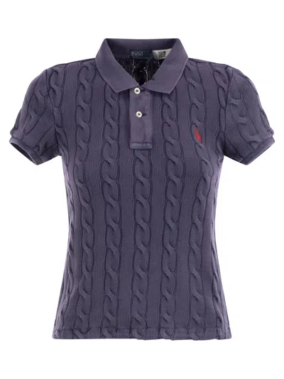Polo Ralph Lauren Plaited Short Sleeved Polo Shirt