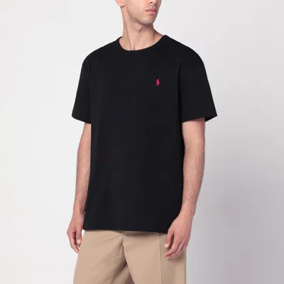 Polo Ralph Lauren Black Cotton T-shirt With Logo