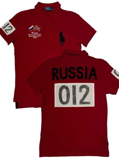 Pre-owned Polo Ralph Lauren T Chief Keef Russia 012 In Red