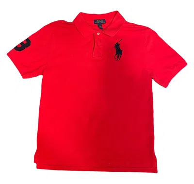 Pre-owned Polo Ralph Lauren T Chief Keef Style Big Pony In Red