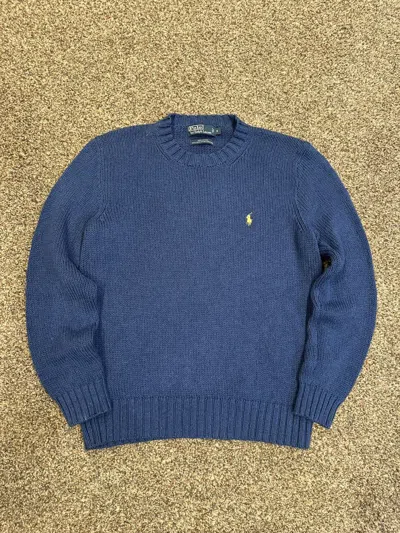 Pre-owned Polo Ralph Lauren T Heavy Knit Sweater Size S Cotton