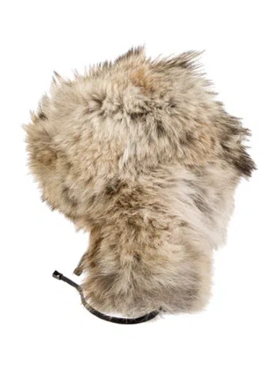 Pre-owned Pologeorgis Coyote Hat In Neutral