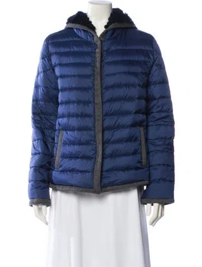Pre-owned Pologeorgis Down Jacket In Blue