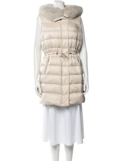 Pre-owned Pologeorgis Fur Coat In Neutral