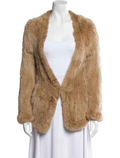 Pre-owned Pologeorgis Fur Fur Jacket In Neutral