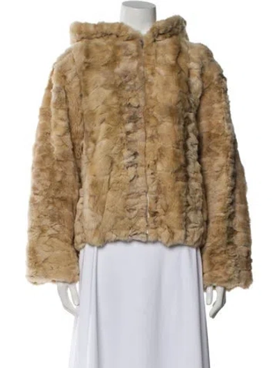 Pre-owned Pologeorgis Sable Fur Coat In Neutral