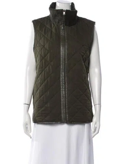Pre-owned Pologeorgis Vest In Green