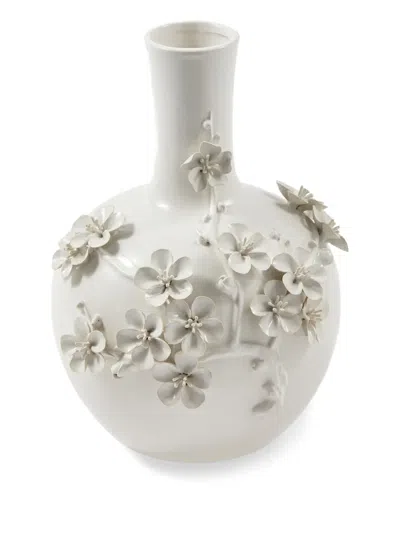 Polspotten 3d Buttercup Floral-embellished Porcelain Vase