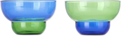 Polspotten Blue & Green Mizu Kiri Cup Set