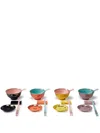Polspotten Asiatische Grandpa Porzellanschalen (4er-set) In Black