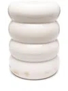 Polspotten Chubby Ceramic Stool (44cm X 34cm) In White