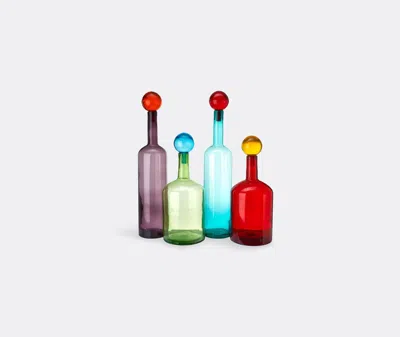 Polspotten Bubbles And Bottles Xxl Set Of 4 Bottles In Multicolor