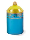 Polspotten Decorative Storage Canister In Blue